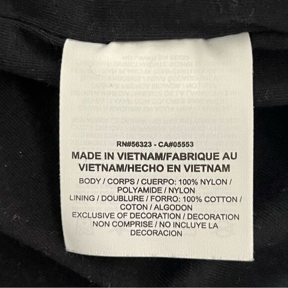 Nike Tie Dye Bomber Jacket Size Small Black and White Neutral Lightweight Coat - Picture 11 of 12